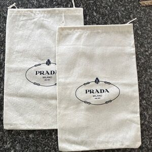Prada Milano Dust bags - set of 2